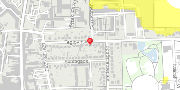 Trafikstøjkort på Teglovnsvej 24, . , 4100 Ringsted