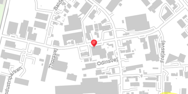 Trafikstøjkort på Thorsvej 10, 4100 Ringsted