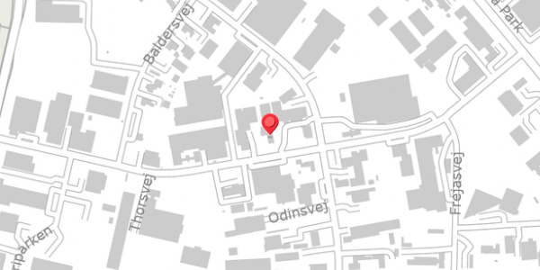 Trafikstøjkort på Thorsvej 13, 4100 Ringsted