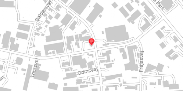 Trafikstøjkort på Thorsvej 15, 4100 Ringsted