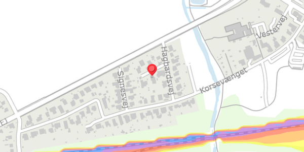 Trafikstøjkort på Uffesvej 3, 4100 Ringsted