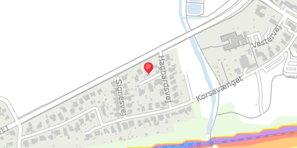Trafikstøjkort på Uffesvej 4, 4100 Ringsted