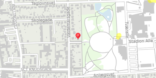 Trafikstøjkort på Valdemarsgade 2A, . , 4100 Ringsted