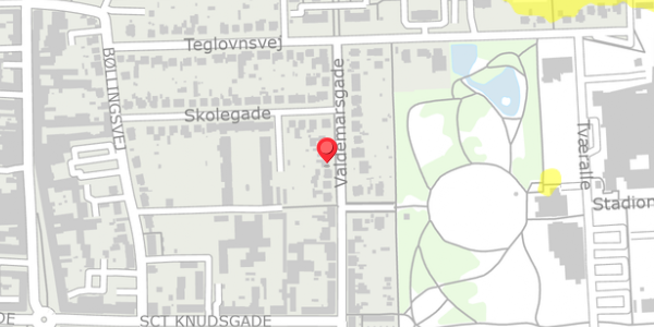 Trafikstøjkort på Valdemarsgade 7, . , 4100 Ringsted