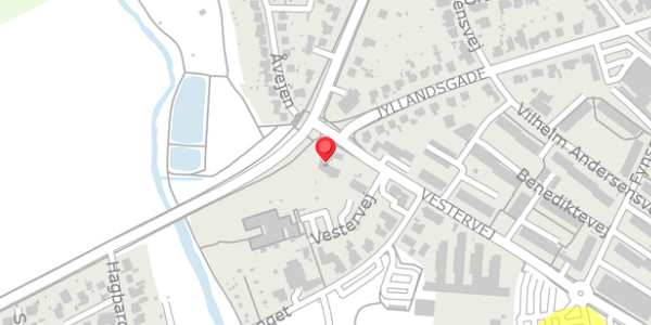 Trafikstøjkort på Vestervej 29, 4100 Ringsted
