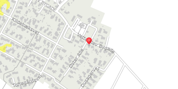 Trafikstøjkort på Vetterslev Bygade 44, . , 4100 Ringsted
