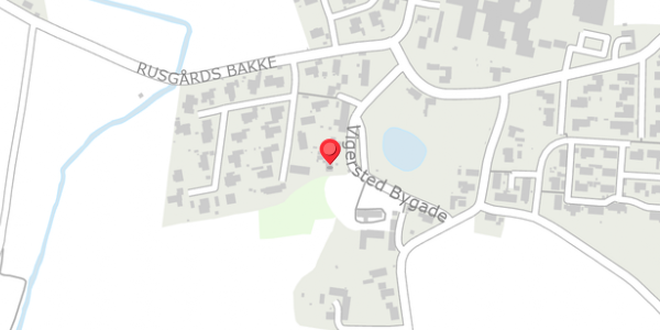 Trafikstøjkort på Vigersted Bygade 37, . , 4100 Ringsted