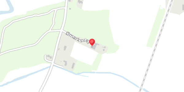 Trafikstøjkort på Ømarksvej 104, 4100 Ringsted