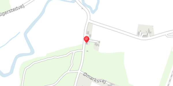 Trafikstøjkort på Ømarksvej 110, 4100 Ringsted