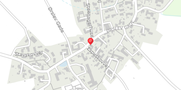 Trafikstøjkort på Ørslev Gade 10, . , 4100 Ringsted