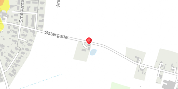 Trafikstøjkort på Østergade 16, 4100 Ringsted
