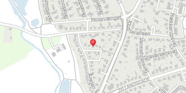 Trafikstøjkort på Åbakken 5, 4100 Ringsted