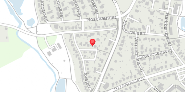 Trafikstøjkort på Åbakken 7, 4100 Ringsted