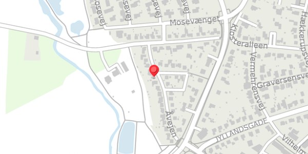 Trafikstøjkort på Åvejen 12, . , 4100 Ringsted