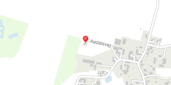Trafikstøjkort på Aadalsvej 147, . , 4243 Rude