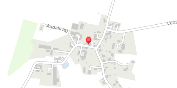 Trafikstøjkort på Aadalsvej 155, . , 4243 Rude