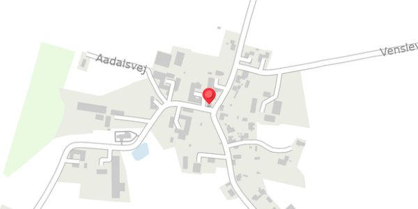 Trafikstøjkort på Aadalsvej 157, 4243 Rude
