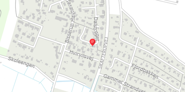 Trafikstøjkort på Dalstrøget 39, 4243 Rude