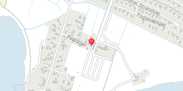 Trafikstøjkort på Poststien 17, . , 4243 Rude