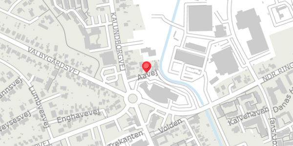 Trafikstøjkort på Aavej 5, 4200 Slagelse