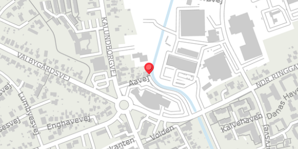 Trafikstøjkort på Aavej 9, 4200 Slagelse