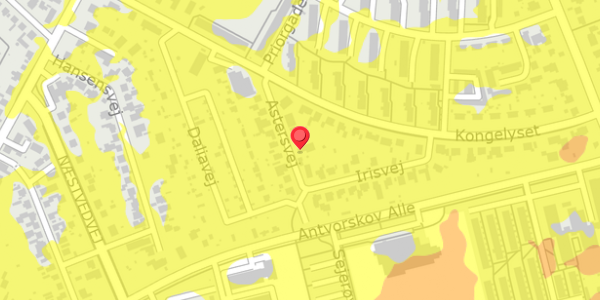 Trafikstøjkort på Astersvej 7, 4200 Slagelse