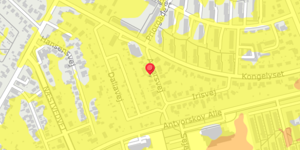 Trafikstøjkort på Astersvej 12, 4200 Slagelse