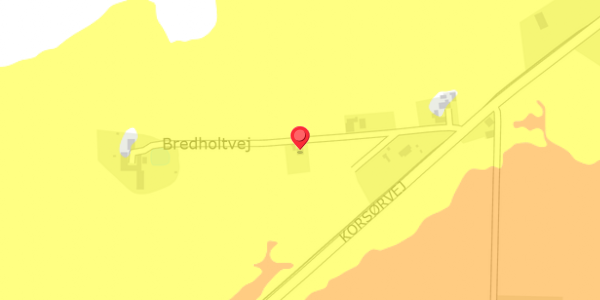 Trafikstøjkort på Bredholtvej 11, . , 4200 Slagelse