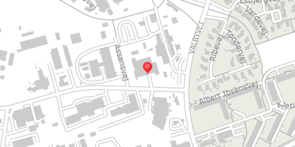 Trafikstøjkort på Dalsvinget 21, 4200 Slagelse