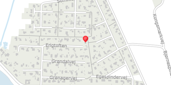 Trafikstøjkort på Engtoften 25, . , 4200 Slagelse
