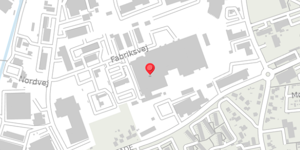 Trafikstøjkort på Fabriksvej 6, 4200 Slagelse