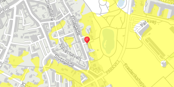 Trafikstøjkort på Fruegade 35A, . , 4200 Slagelse