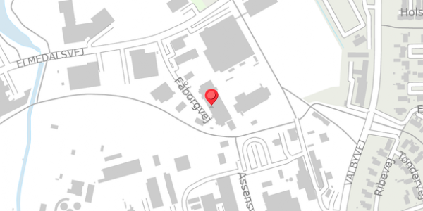 Trafikstøjkort på Fåborgvej 7, . , 4200 Slagelse