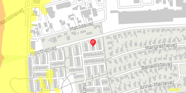 Trafikstøjkort på Harevænget 11, . , 4200 Slagelse
