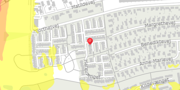 Trafikstøjkort på Harevænget 53, 4200 Slagelse