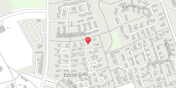 Trafikstøjkort på Herningvej 20, 4200 Slagelse