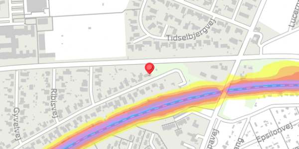 Trafikstøjkort på Jasminvej 49, . , 4200 Slagelse