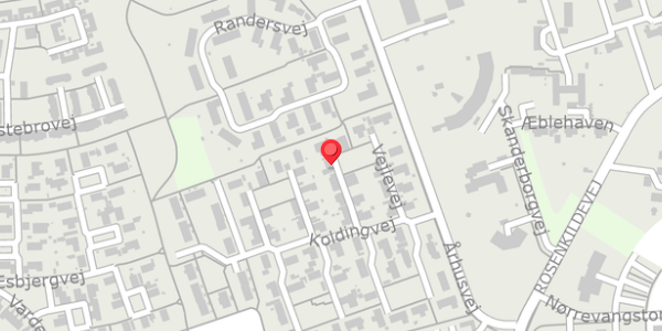 Trafikstøjkort på Jellingvej 7, . , 4200 Slagelse