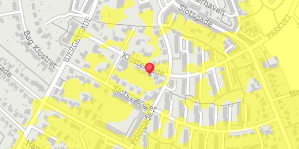 Trafikstøjkort på Klostergade 12, . , 4200 Slagelse
