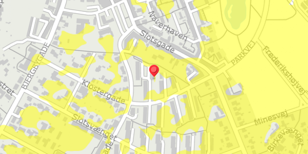 Trafikstøjkort på Klostergade 21, 1. 4, 4200 Slagelse