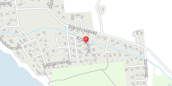 Trafikstøjkort på Krabbevej 2, . , 4200 Slagelse