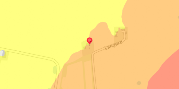 Trafikstøjkort på Langøre 5, 4200 Slagelse