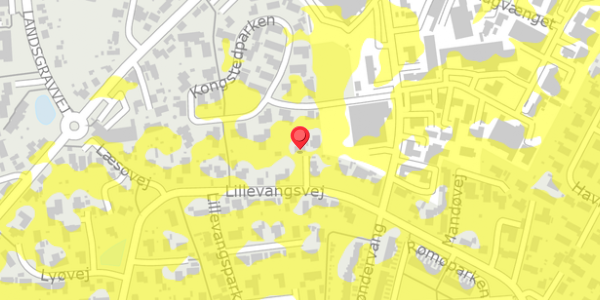 Trafikstøjkort på Lillevangsvej 30, . , 4200 Slagelse