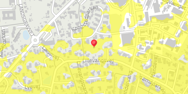 Trafikstøjkort på Lillevangsvej 34A, . , 4200 Slagelse