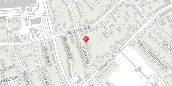 Trafikstøjkort på Marievej 12, . , 4200 Slagelse