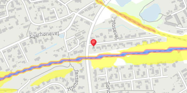 Trafikstøjkort på Mosevej 2, . , 4200 Slagelse