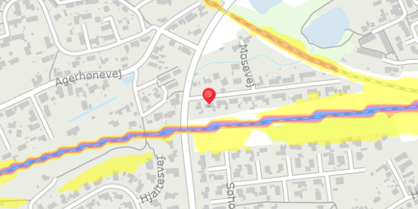 Trafikstøjkort på Mosevej 4, . , 4200 Slagelse
