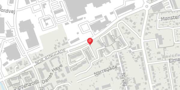 Trafikstøjkort på Ndr.Ringgade 20, 4200 Slagelse