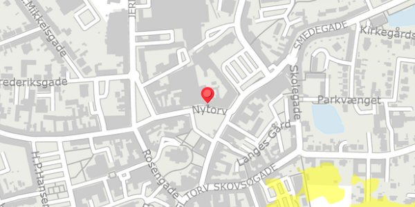 Trafikstøjkort på Nytorv 13C, . , 4200 Slagelse