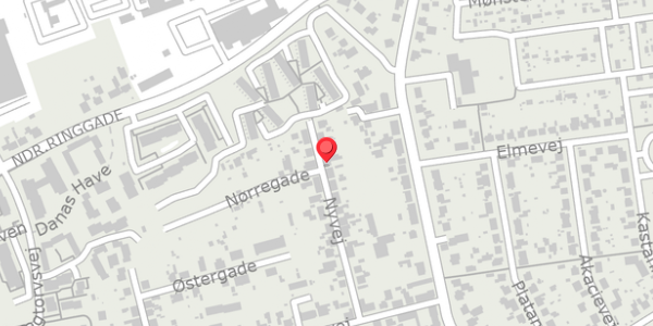 Trafikstøjkort på Nyvej 24, . , 4200 Slagelse
